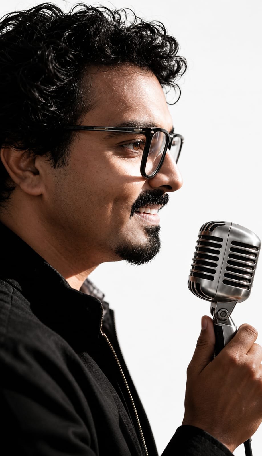 Joseph John on the mic